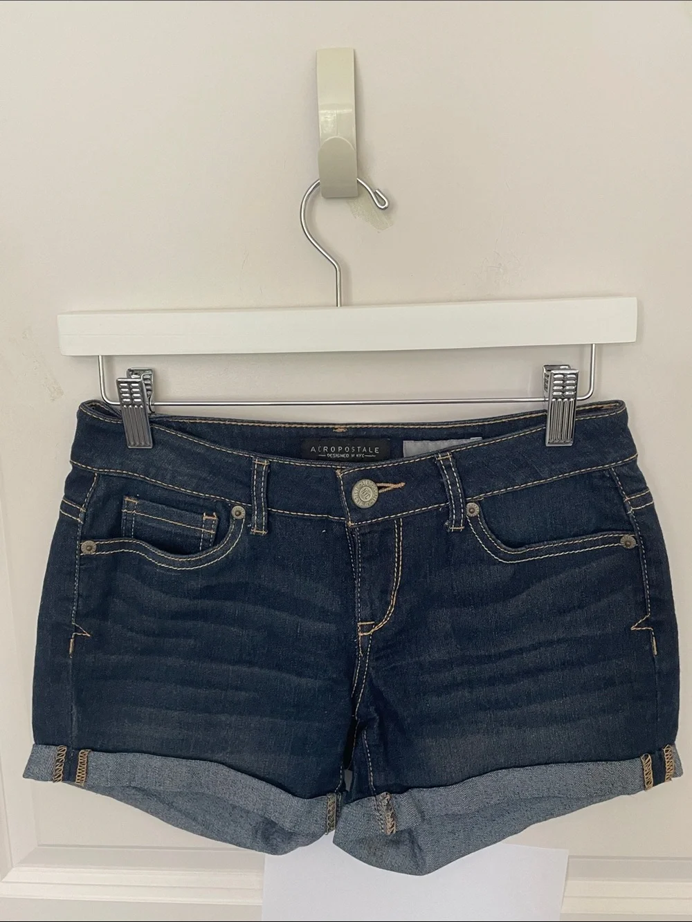 Aeropostale Denim Mid Shorts 00